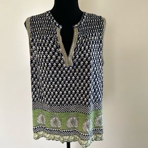 Lucky brand sleeveless blouse